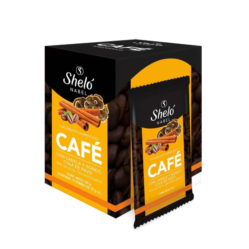 Café con Canela y Hongo Cola de Pavo
